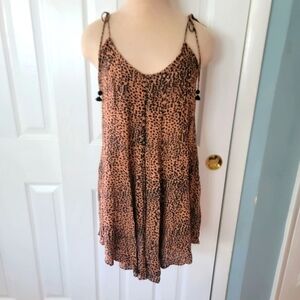 Amuse Society Amya Terra Cotta Print Dress S